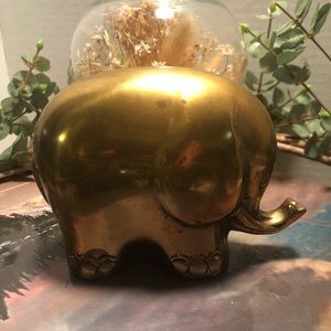 Vintage brass elephant